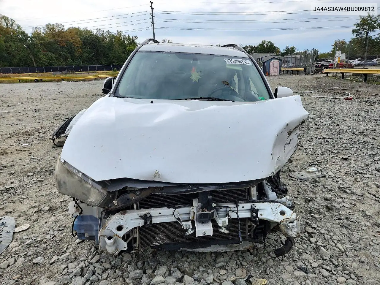 2011 MITSUBISHI OUTLANDER VIN JA4AS3AW4BU009812 — фото 5