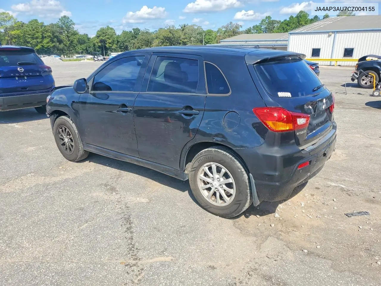 2012 MITSUBISHI OUTLANDER VIN JA4AP3AU7CZ004155 — фото 2