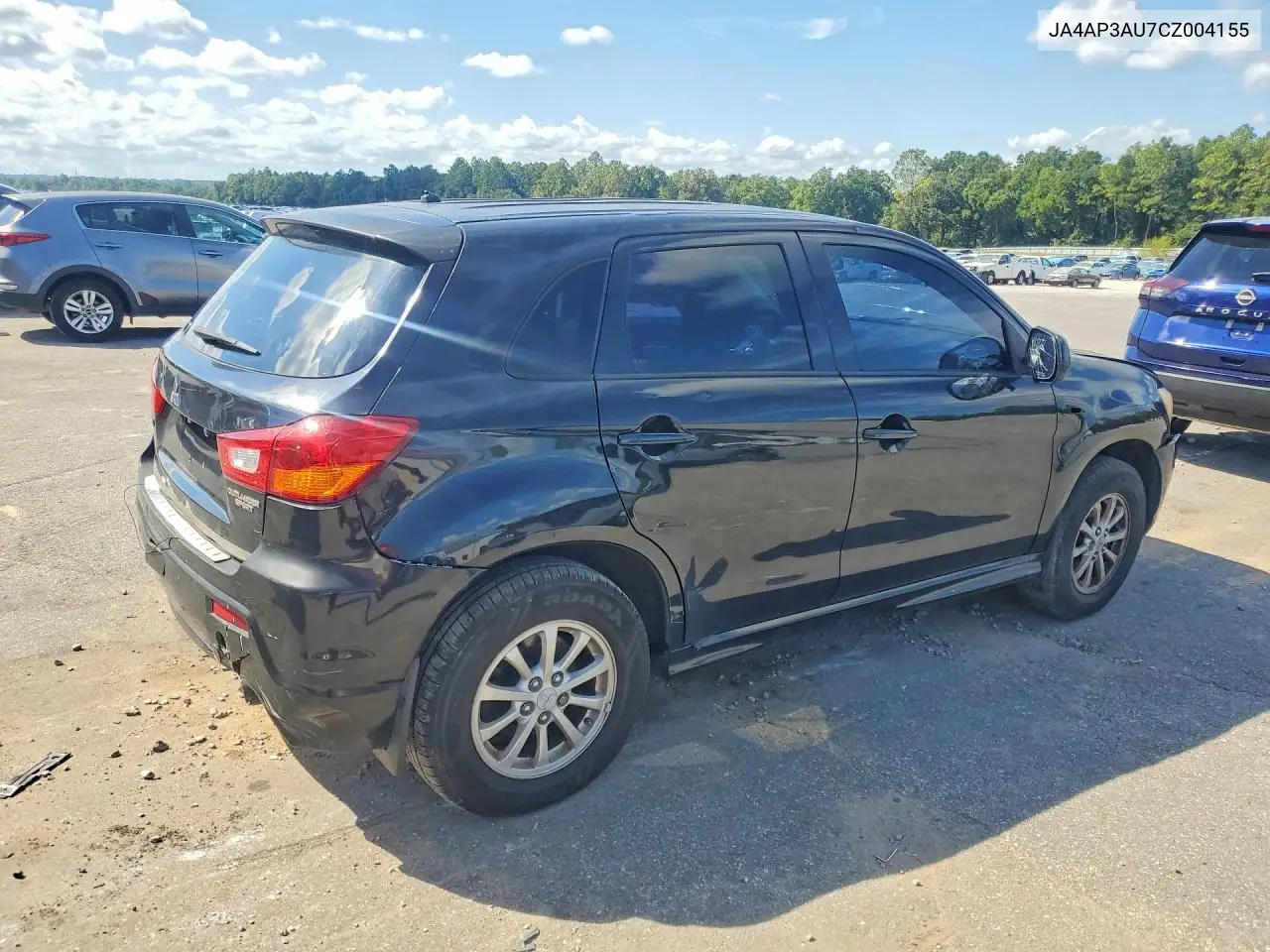 2012 MITSUBISHI OUTLANDER VIN JA4AP3AU7CZ004155 — фото 3