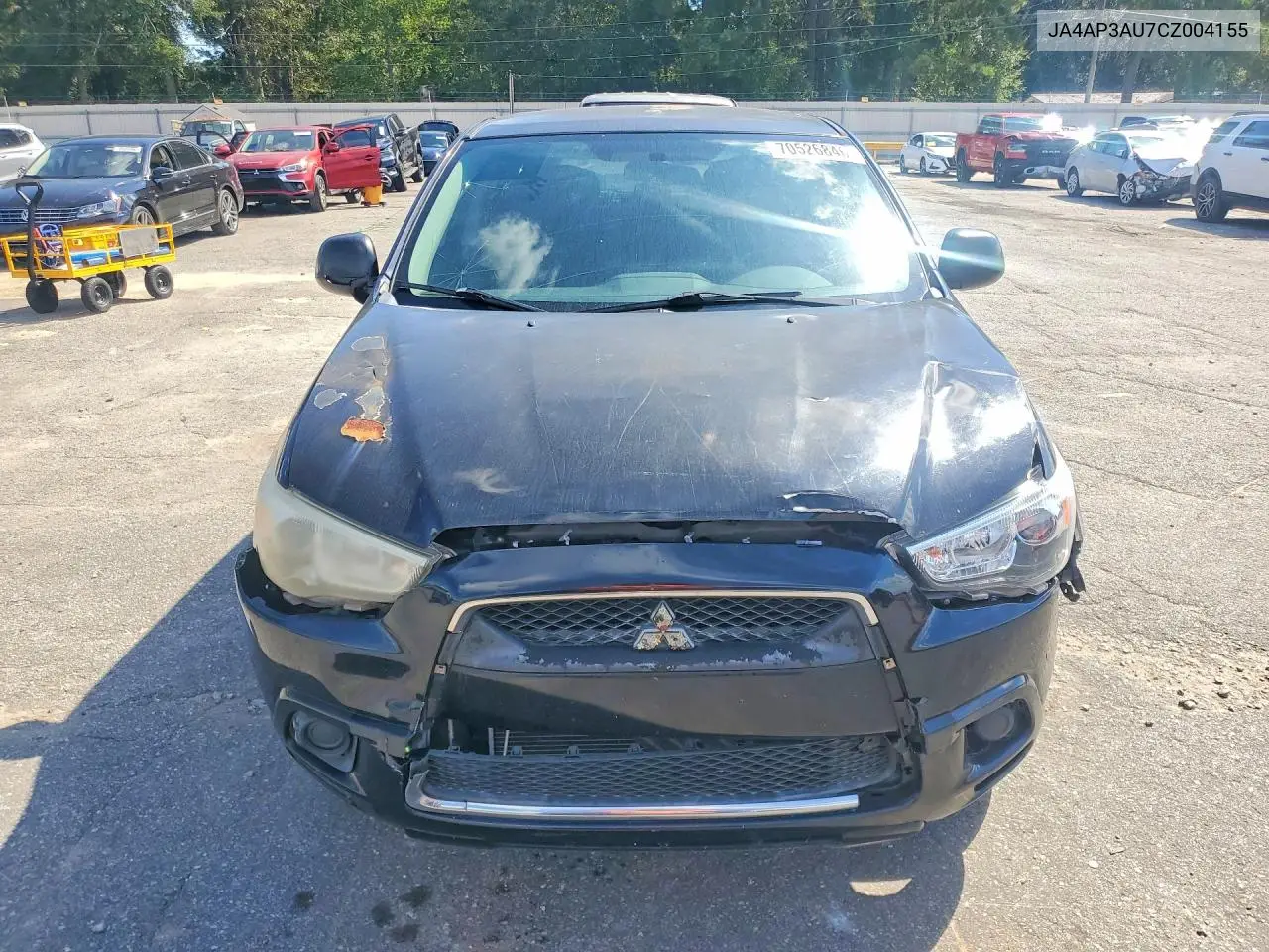 2012 MITSUBISHI OUTLANDER VIN JA4AP3AU7CZ004155 — фото 5