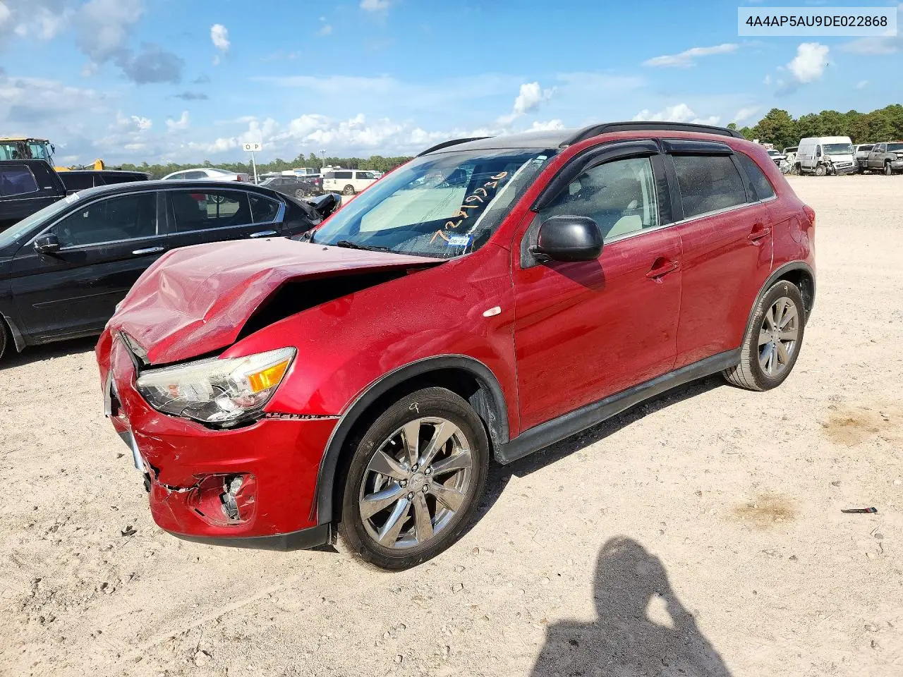 MITSUBISHI OUTLANDER 2013, VIN 4A4AP5AU9DE022868