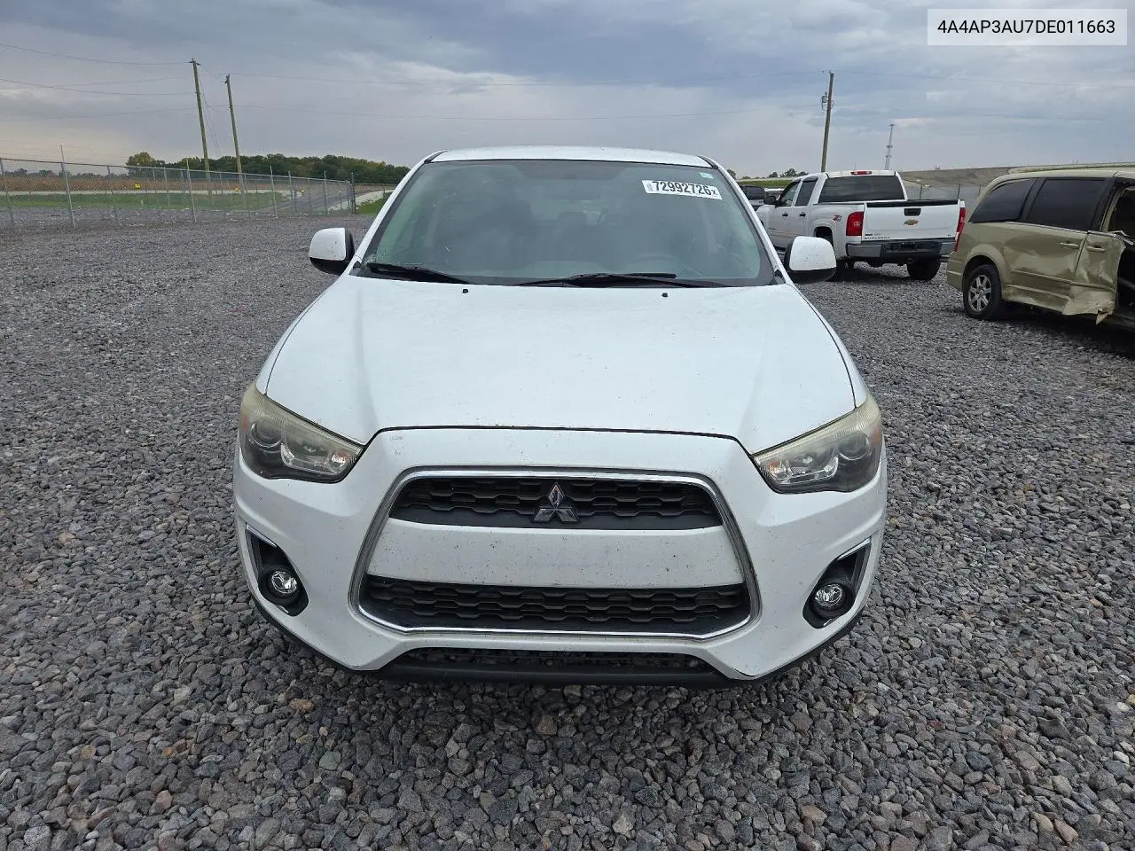 2013 MITSUBISHI OUTLANDER VIN 4A4AP3AU7DE011663 — фото 5
