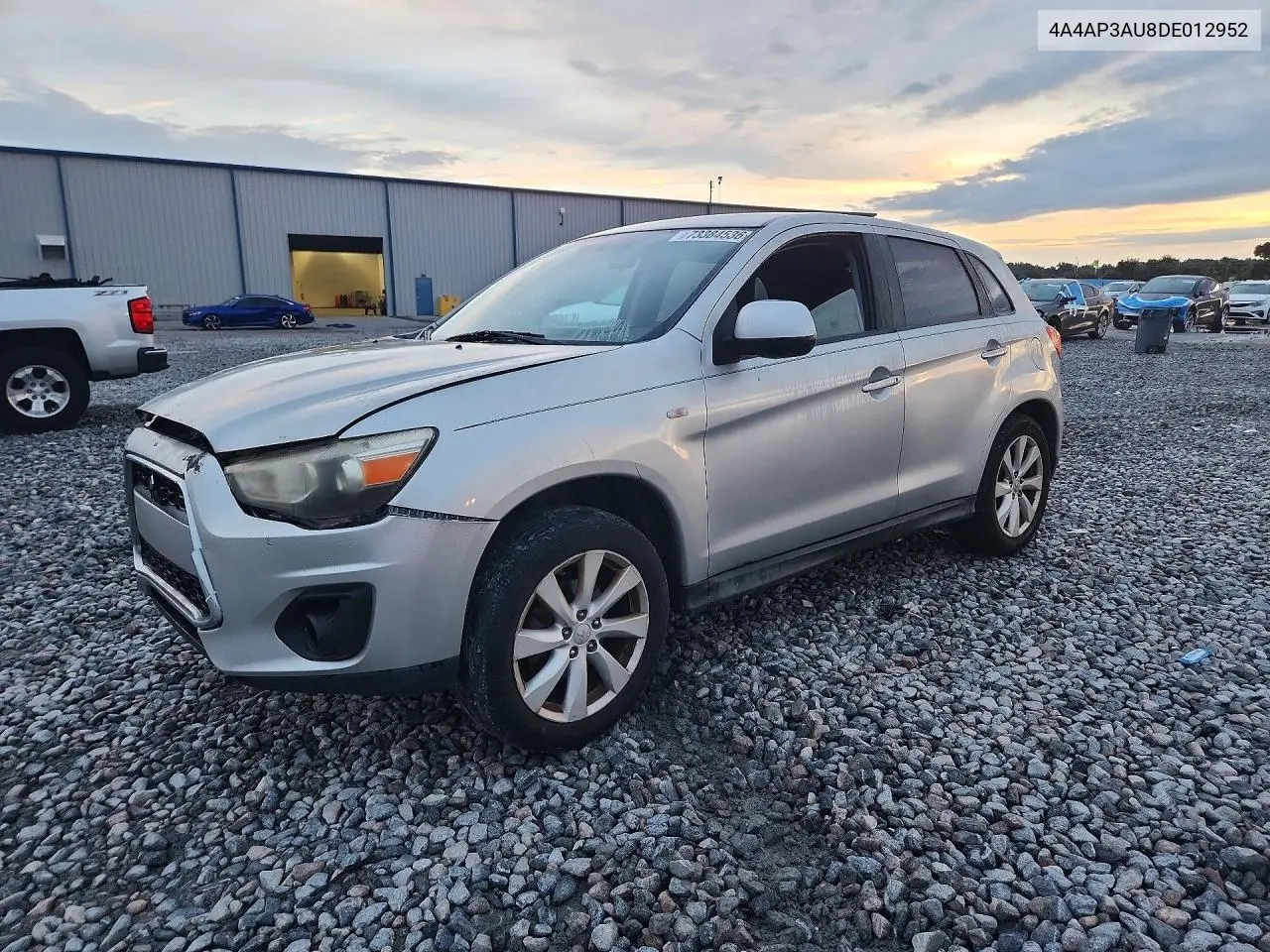 MITSUBISHI OUTLANDER 2013, VIN 4A4AP3AU8DE012952