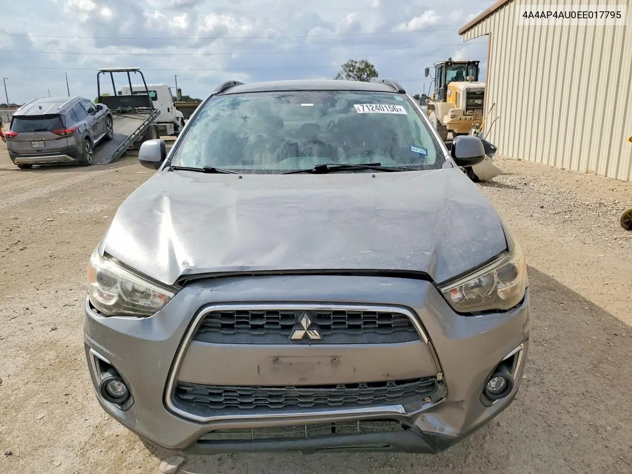 2014 MITSUBISHI OUTLANDER VIN 4A4AP4AU0EE017795 — фото 5