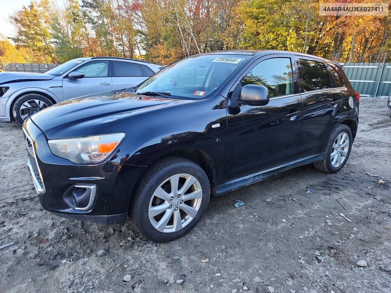 MITSUBISHI OUTLANDER 2014, VIN 4A4AR4AU3EE027411