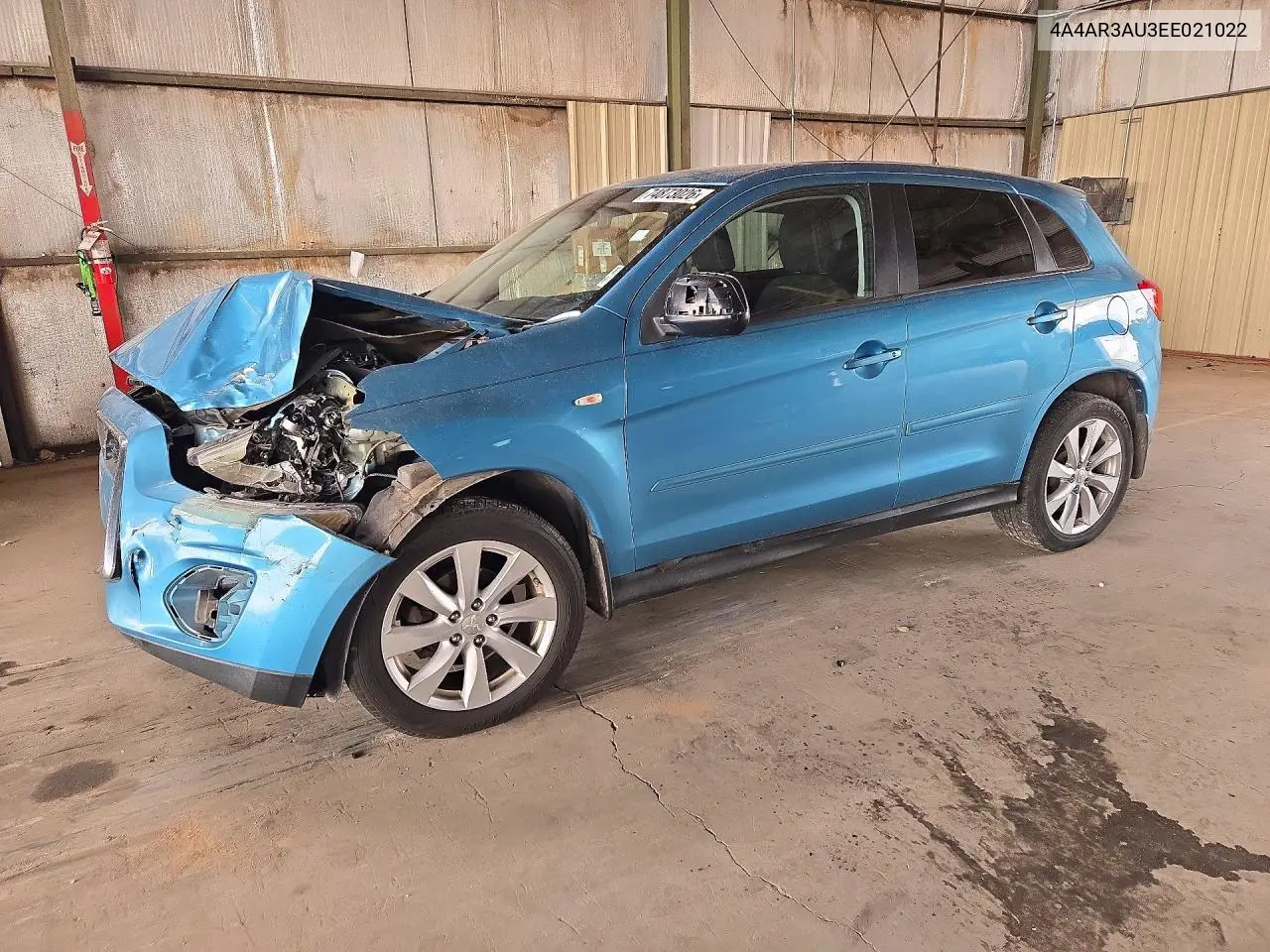MITSUBISHI OUTLANDER 2014, VIN 4A4AR3AU3EE021022