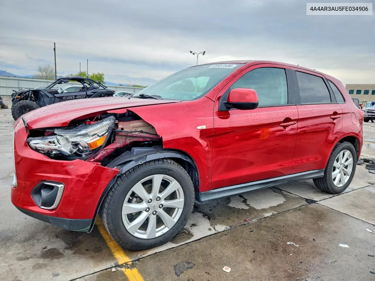 MITSUBISHI OUTLANDER 2015, VIN 4A4AR3AU5FE034906