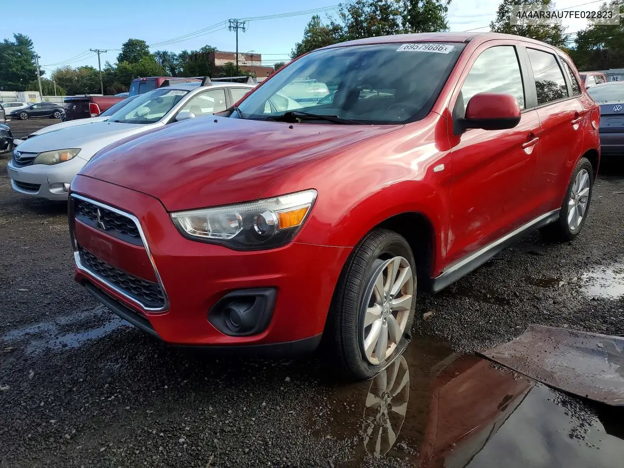 MITSUBISHI OUTLANDER 2015, VIN 4A4AR3AU7FE022823