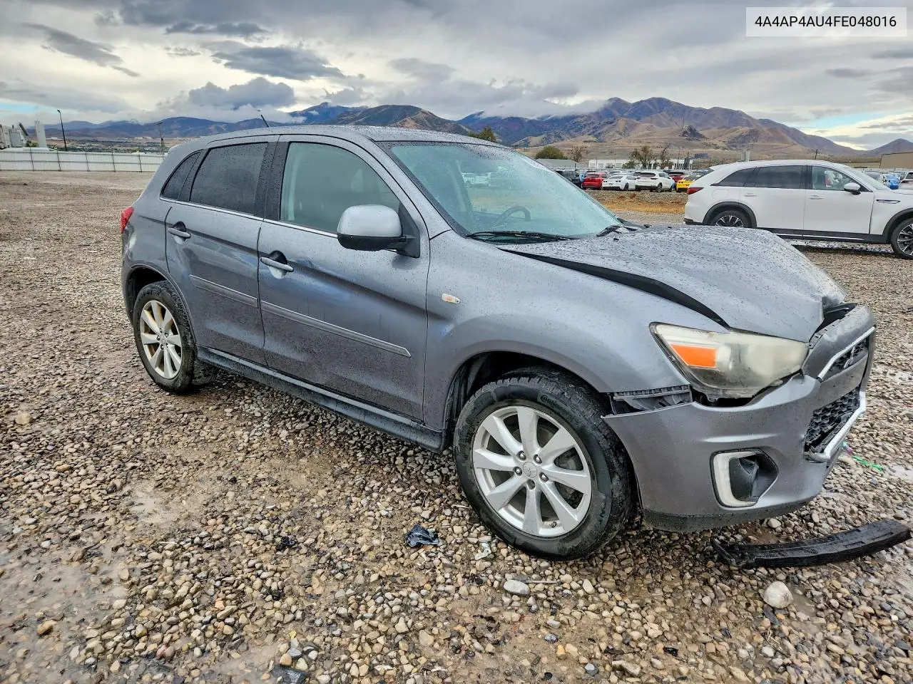 2015 MITSUBISHI OUTLANDER VIN 4A4AP4AU4FE048016 — фото 4