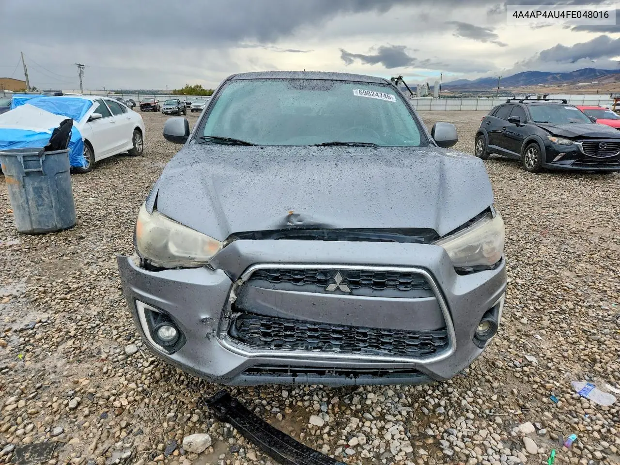 2015 MITSUBISHI OUTLANDER VIN 4A4AP4AU4FE048016 — фото 5