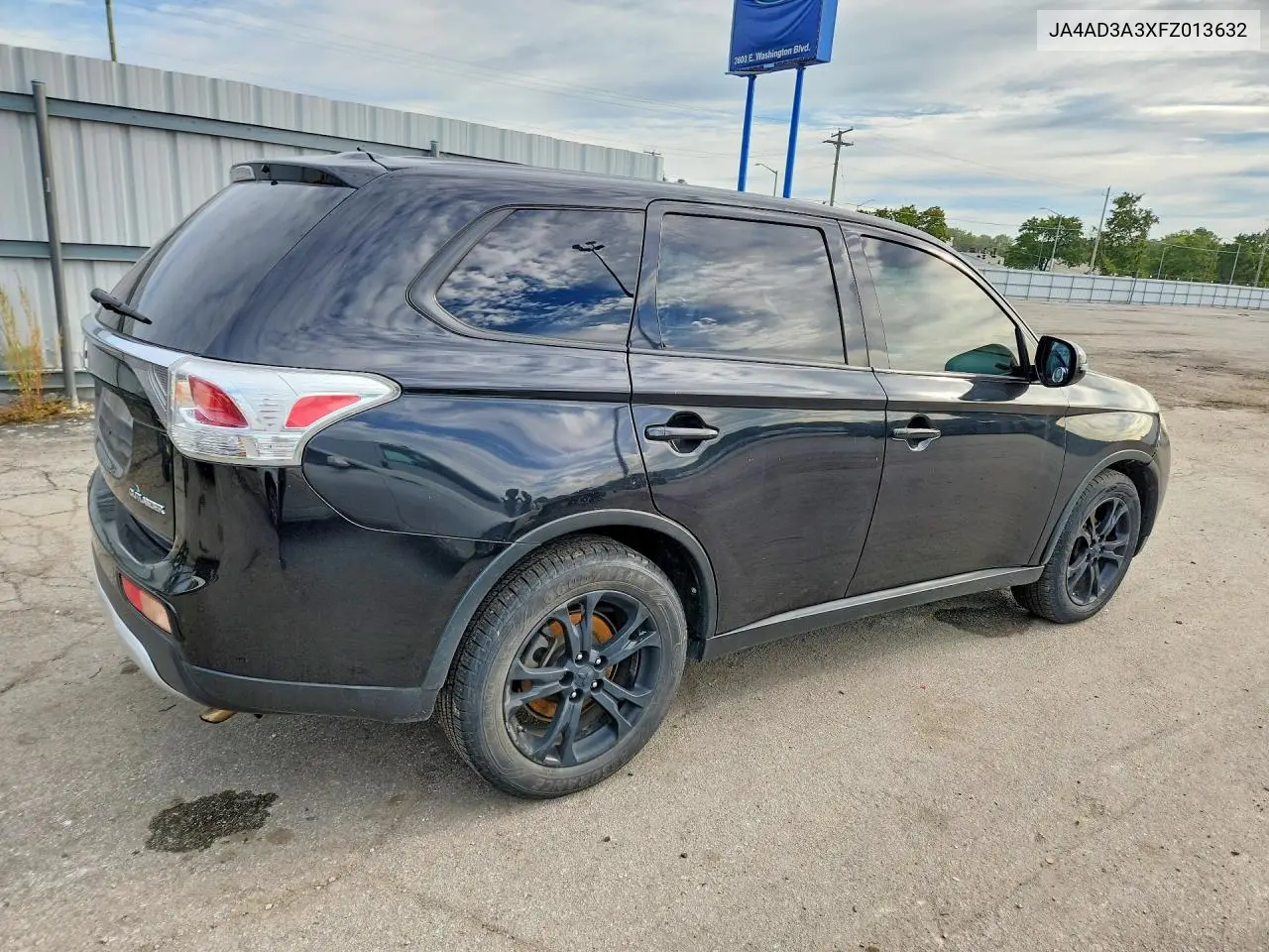 2015 MITSUBISHI OUTLANDER VIN JA4AD3A3XFZ013632 — фото 3