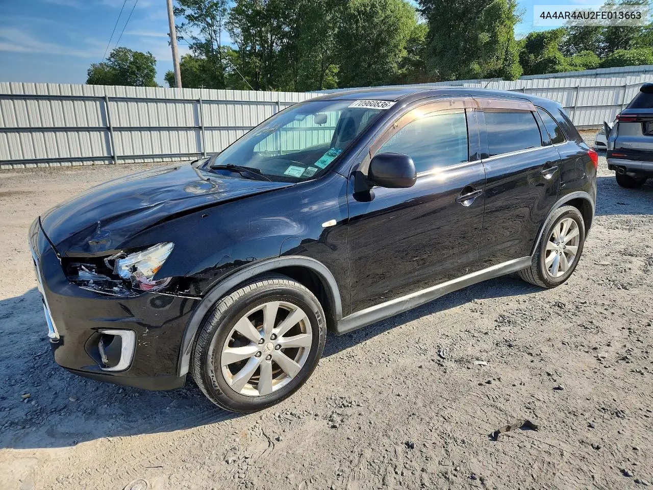 MITSUBISHI OUTLANDER 2015, VIN 4A4AR4AU2FE013663