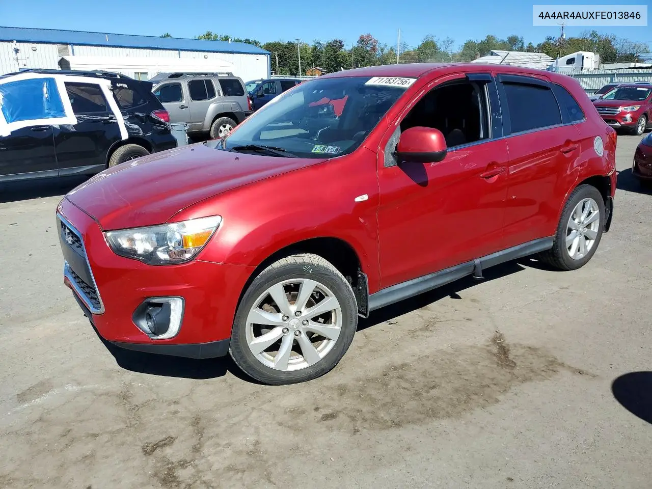 MITSUBISHI OUTLANDER 2015, VIN 4A4AR4AUXFE013846