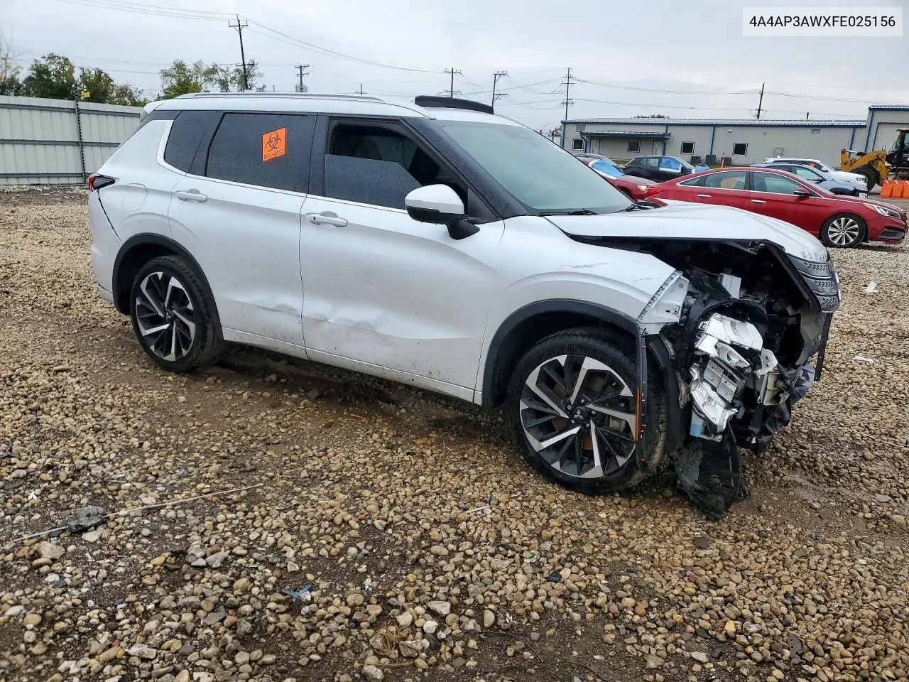 2015 MITSUBISHI OUTLANDER VIN 4A4AP3AWXFE025156 — фото 4