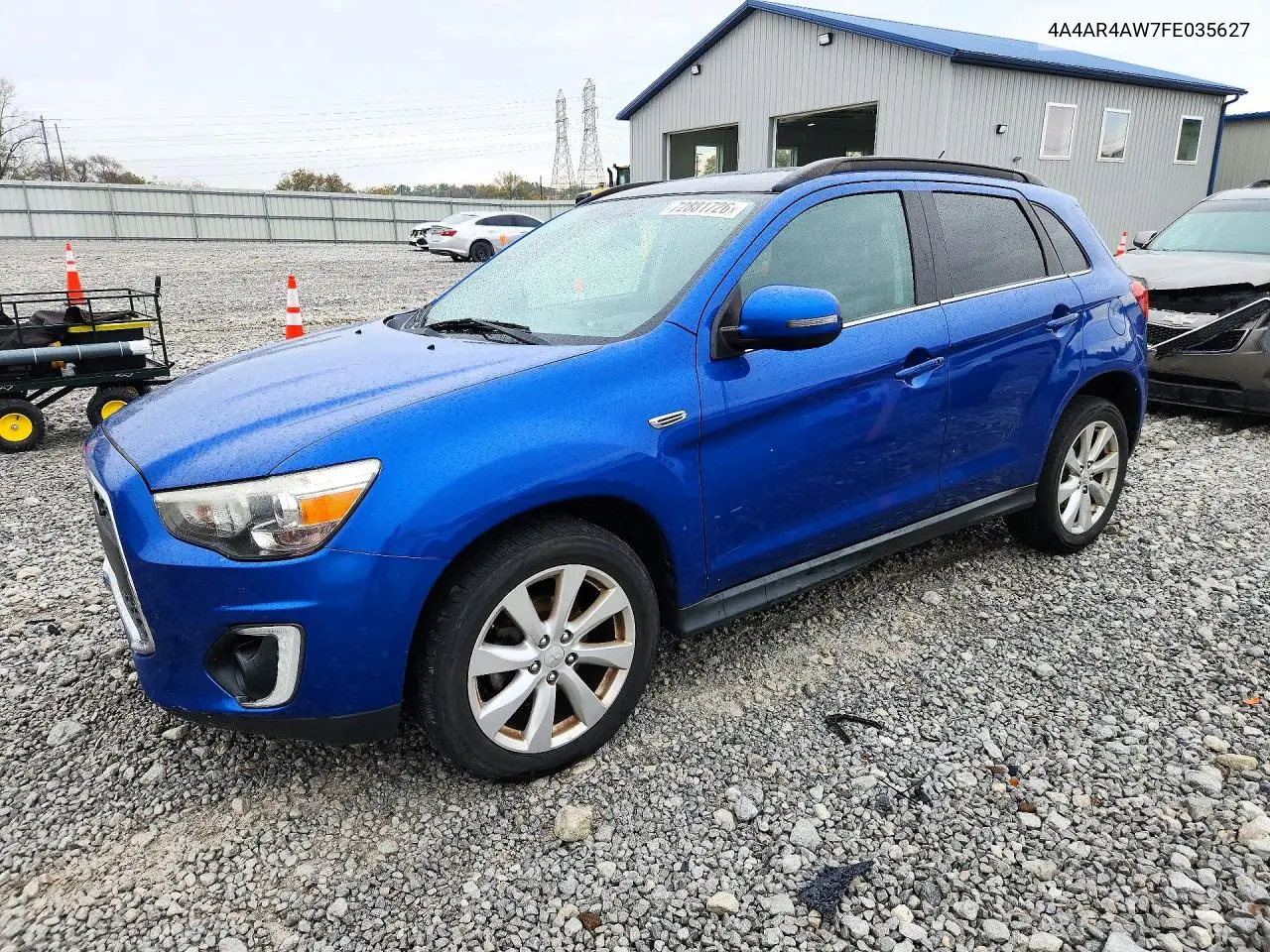 MITSUBISHI OUTLANDER 2015, VIN 4A4AR4AW7FE035627