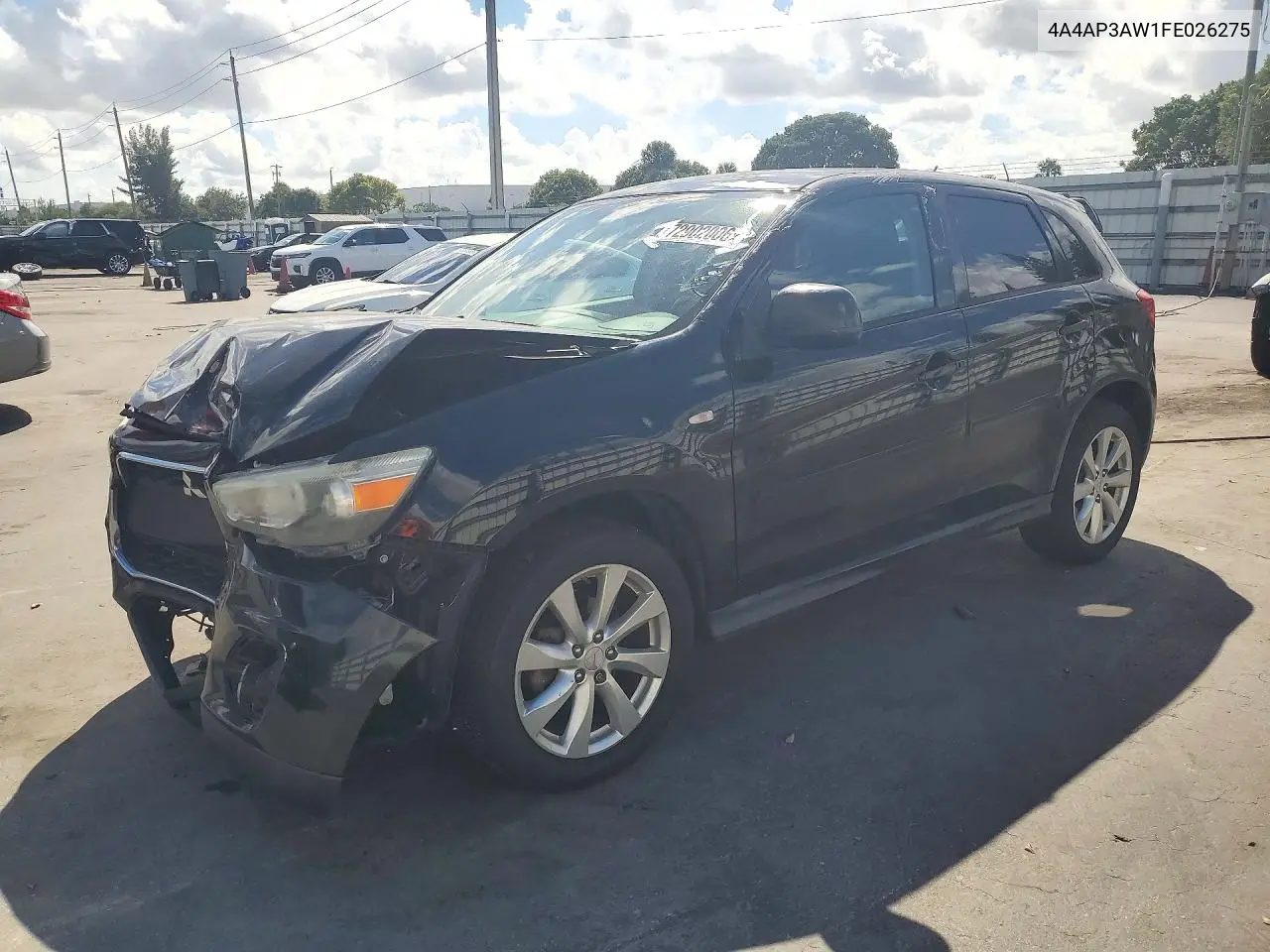 MITSUBISHI OUTLANDER 2015, VIN 4A4AP3AW1FE026275