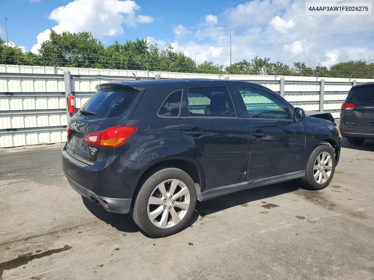 2015 MITSUBISHI OUTLANDER VIN 4A4AP3AW1FE026275 — фото 3