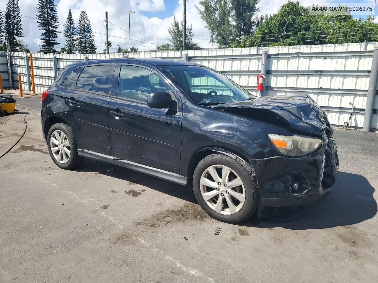 2015 MITSUBISHI OUTLANDER VIN 4A4AP3AW1FE026275 — фото 4