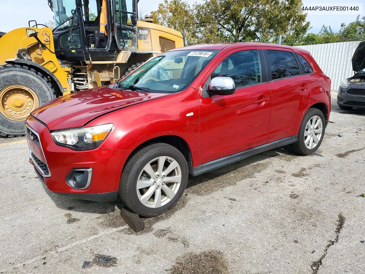 MITSUBISHI OUTLANDER 2015, VIN 4A4AP3AUXFE001440