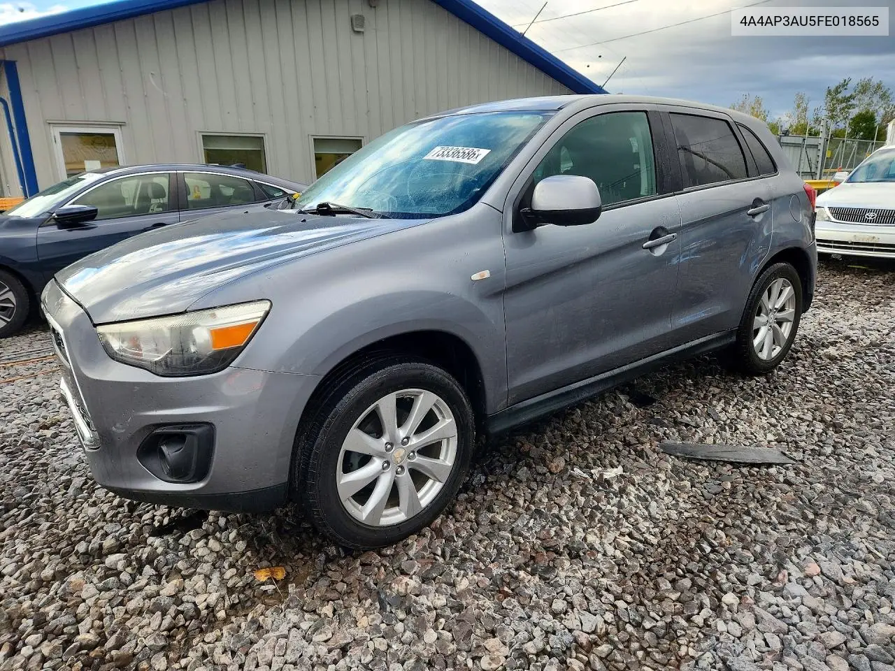 MITSUBISHI OUTLANDER 2015, VIN 4A4AP3AU5FE018565