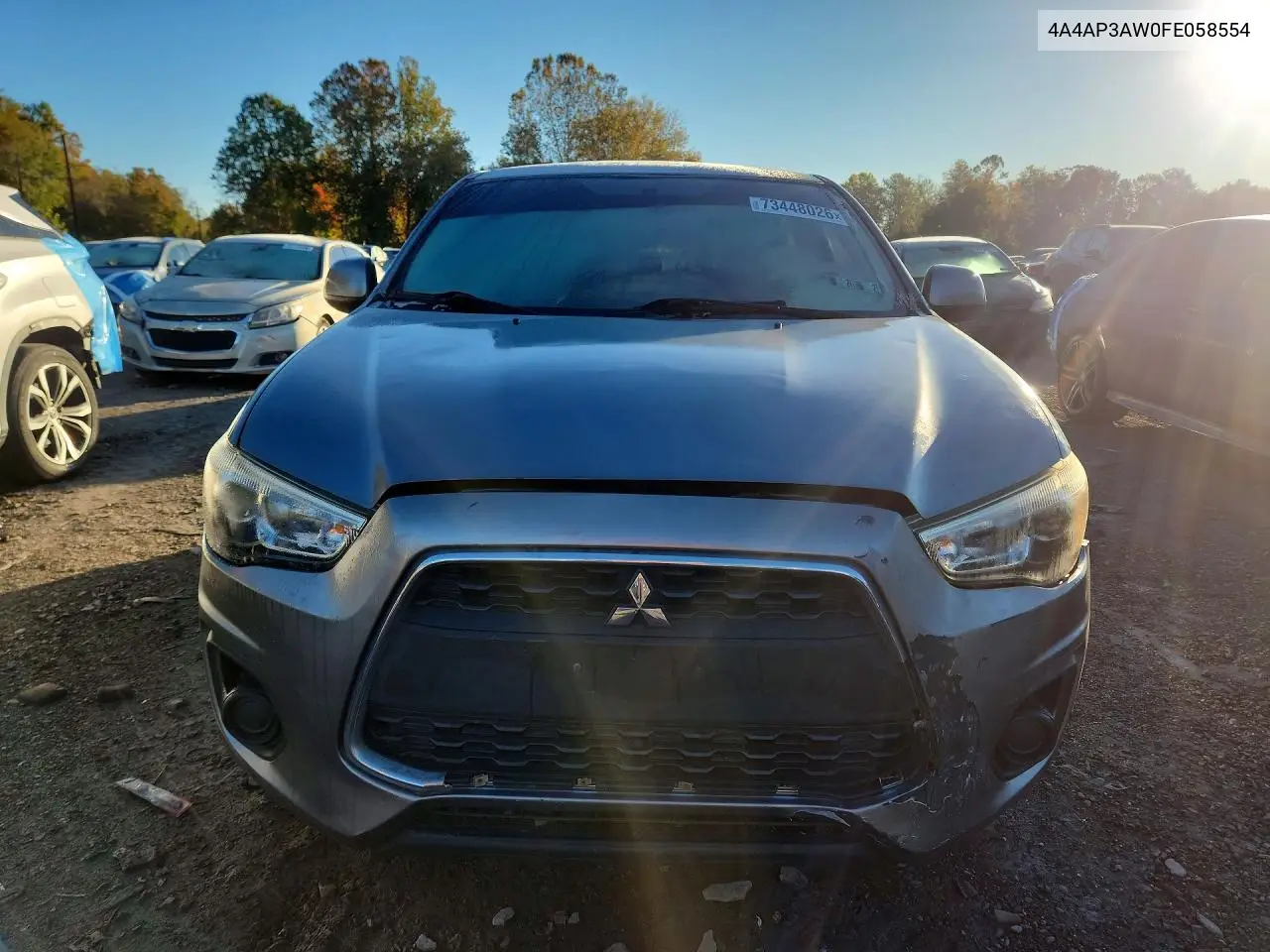2015 MITSUBISHI OUTLANDER VIN 4A4AP3AW0FE058554 — фото 5