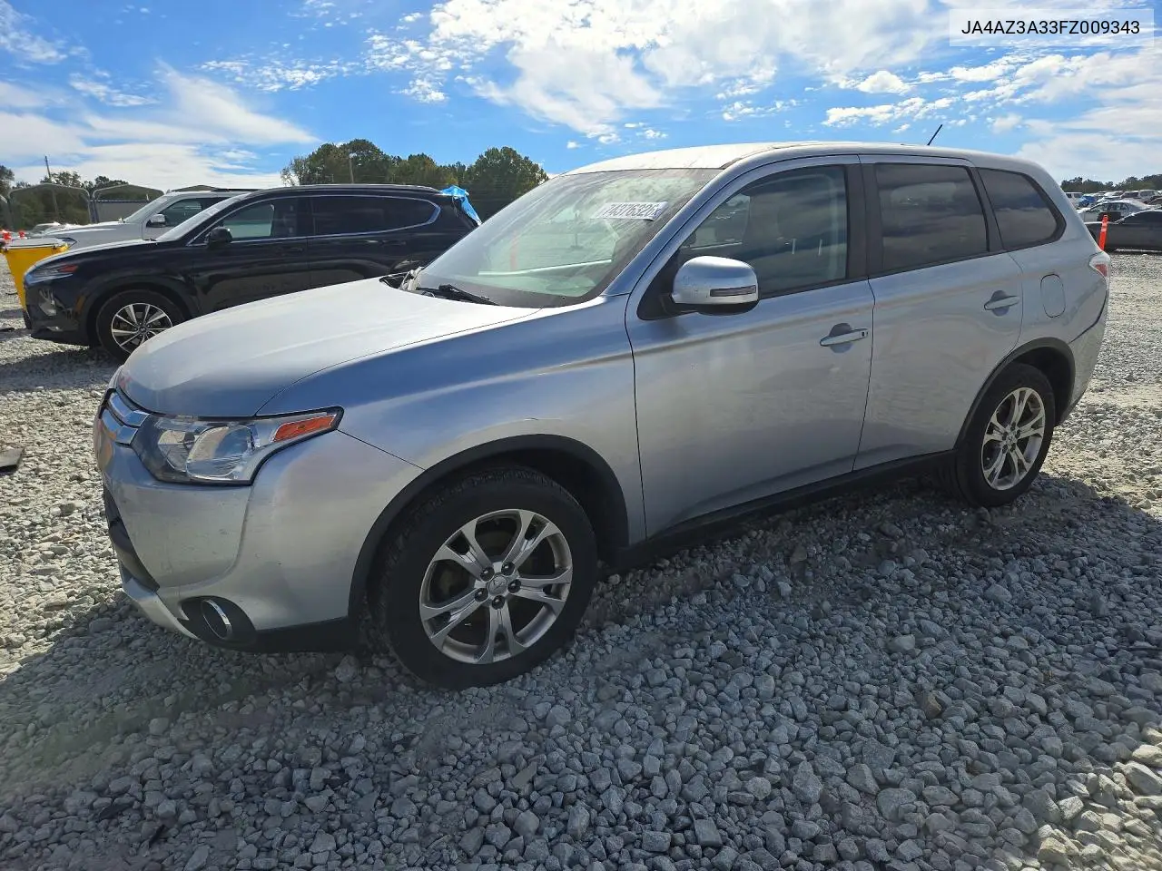 MITSUBISHI OUTLANDER 2015, VIN JA4AZ3A33FZ009343