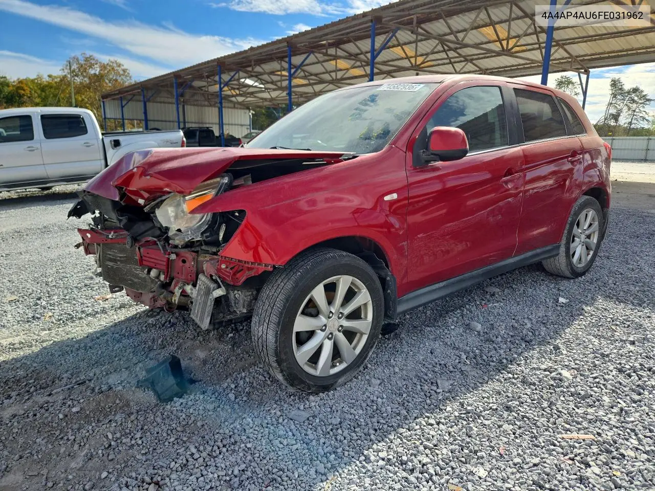 MITSUBISHI OUTLANDER 2015, VIN 4A4AP4AU6FE031962