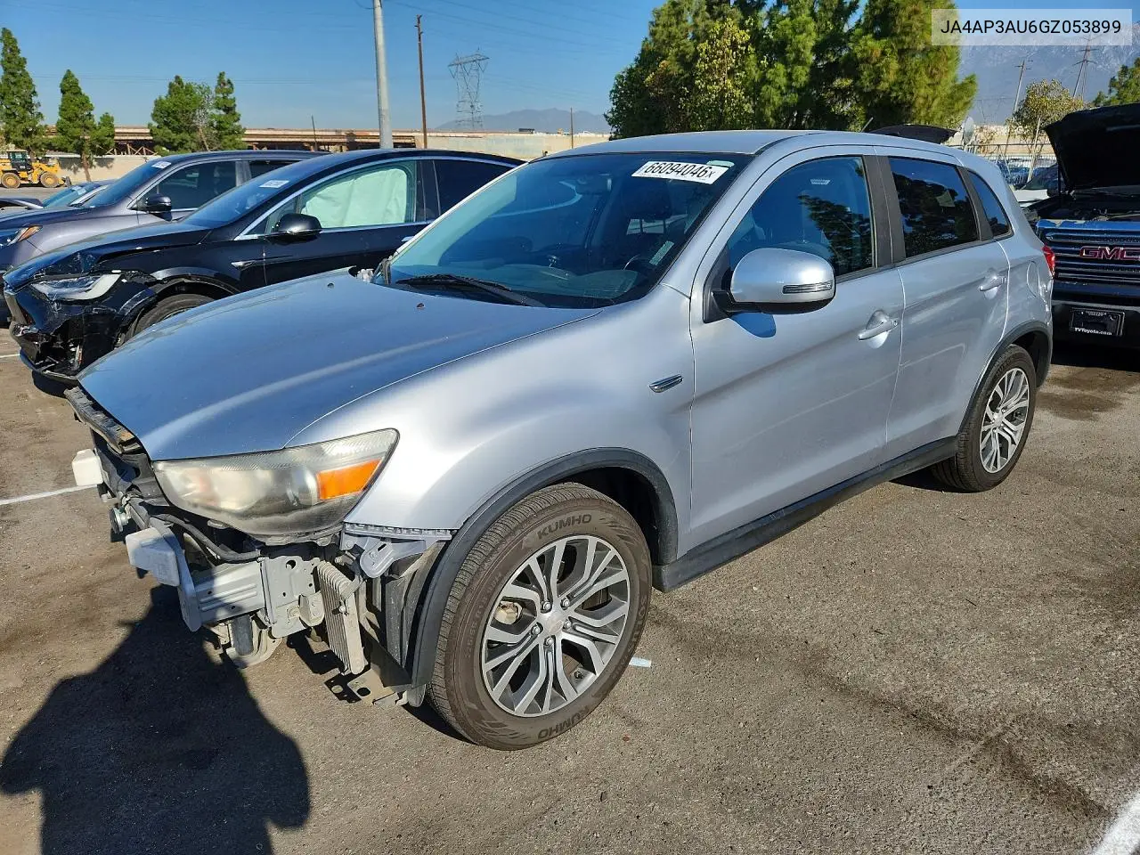 MITSUBISHI OUTLANDER 2016, VIN JA4AP3AU6GZ053899