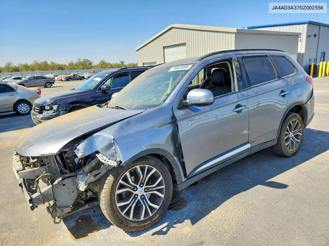 MITSUBISHI OUTLANDER 2016, VIN JA4AD3A37GZ002556