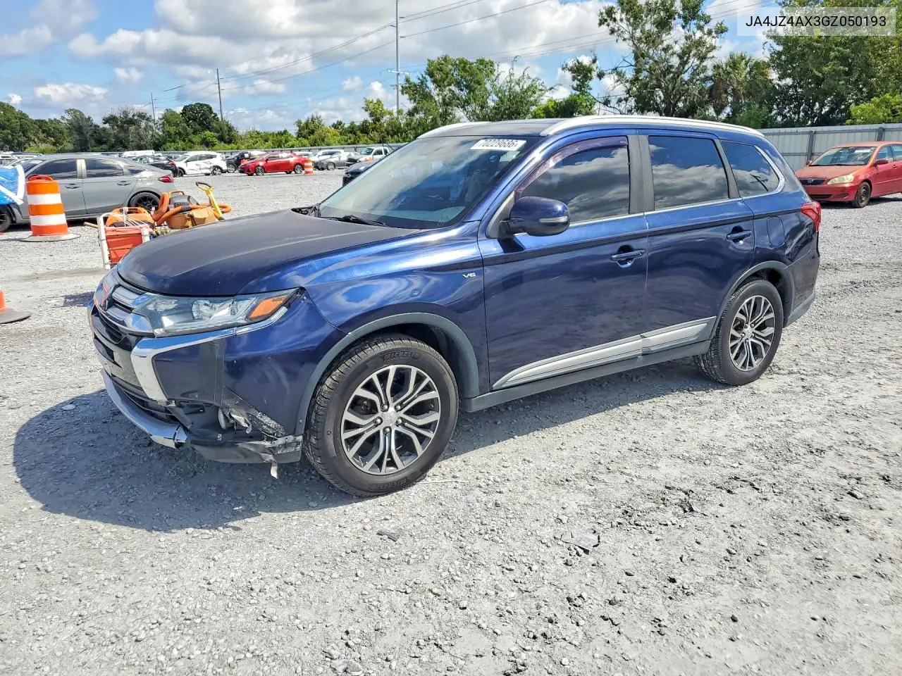 MITSUBISHI OUTLANDER 2016, VIN JA4JZ4AX3GZ050193