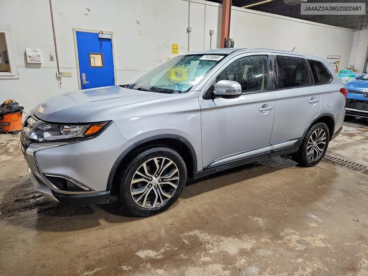 MITSUBISHI OUTLANDER 2016, VIN JA4AZ3A38GZ002681