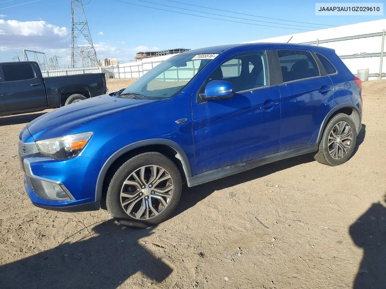 MITSUBISHI OUTLANDER 2016, VIN JA4AP3AU1GZ029610