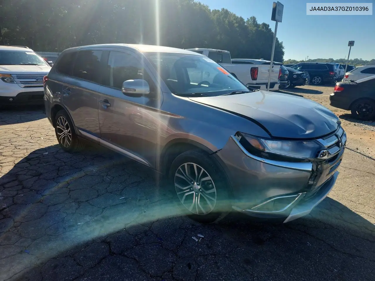 2016 MITSUBISHI OUTLANDER VIN JA4AD3A37GZ010396 — фото 4