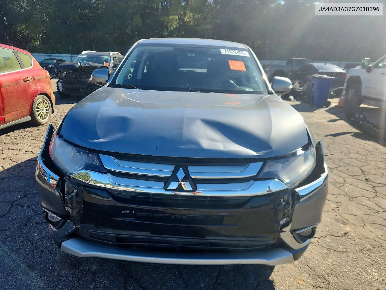 2016 MITSUBISHI OUTLANDER VIN JA4AD3A37GZ010396 — фото 5