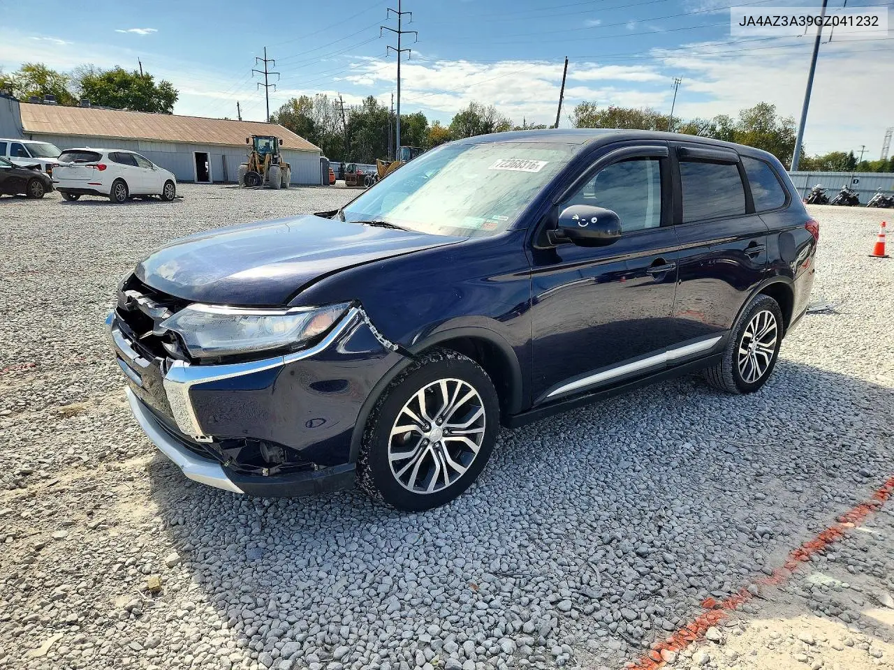 MITSUBISHI OUTLANDER 2016, VIN JA4AZ3A39GZ041232