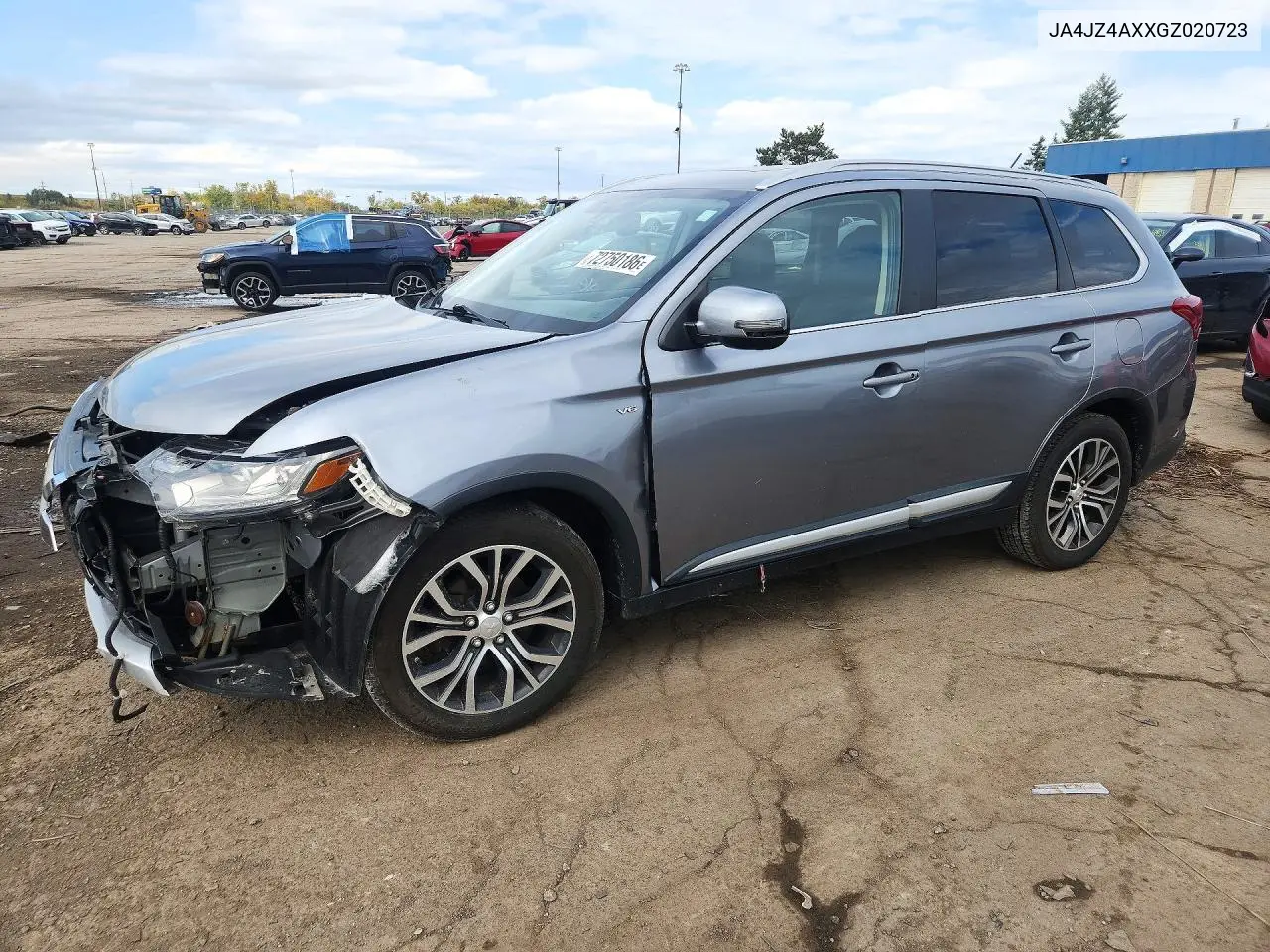 MITSUBISHI OUTLANDER 2016, VIN JA4JZ4AXXGZ020723