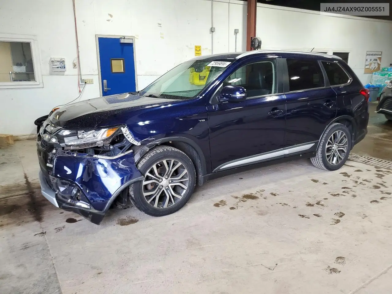 MITSUBISHI OUTLANDER 2016, VIN JA4JZ4AX9GZ005551