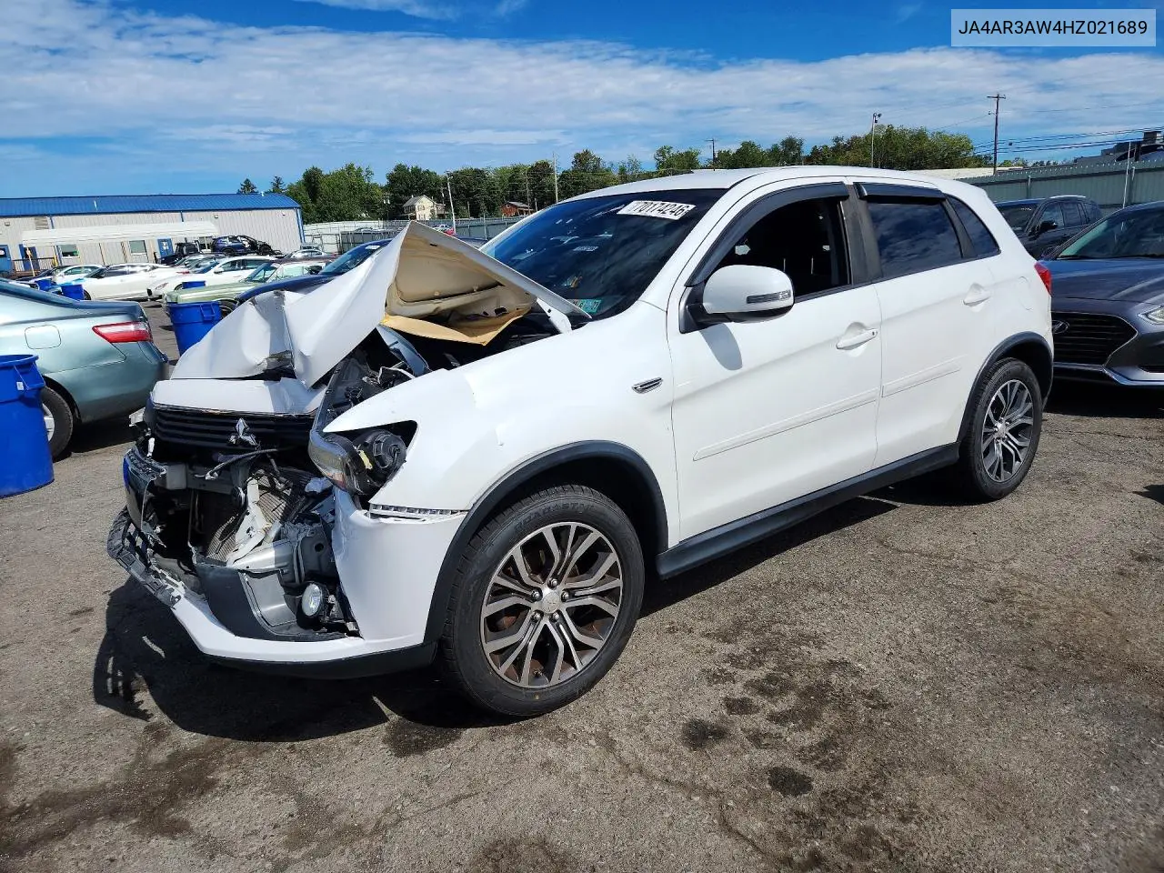 MITSUBISHI OUTLANDER 2017, VIN JA4AR3AW4HZ021689