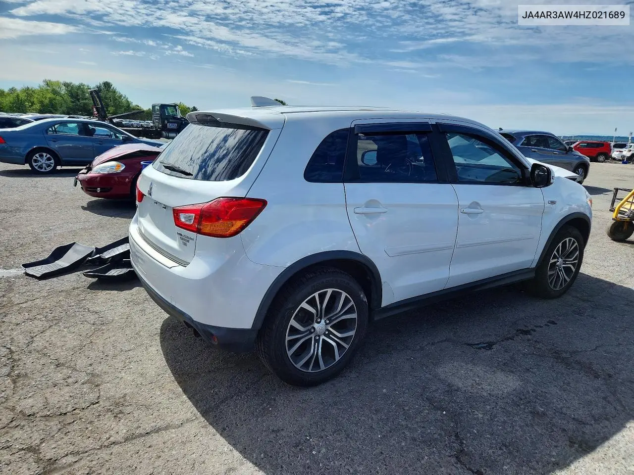 2017 MITSUBISHI OUTLANDER VIN JA4AR3AW4HZ021689 — фото 3