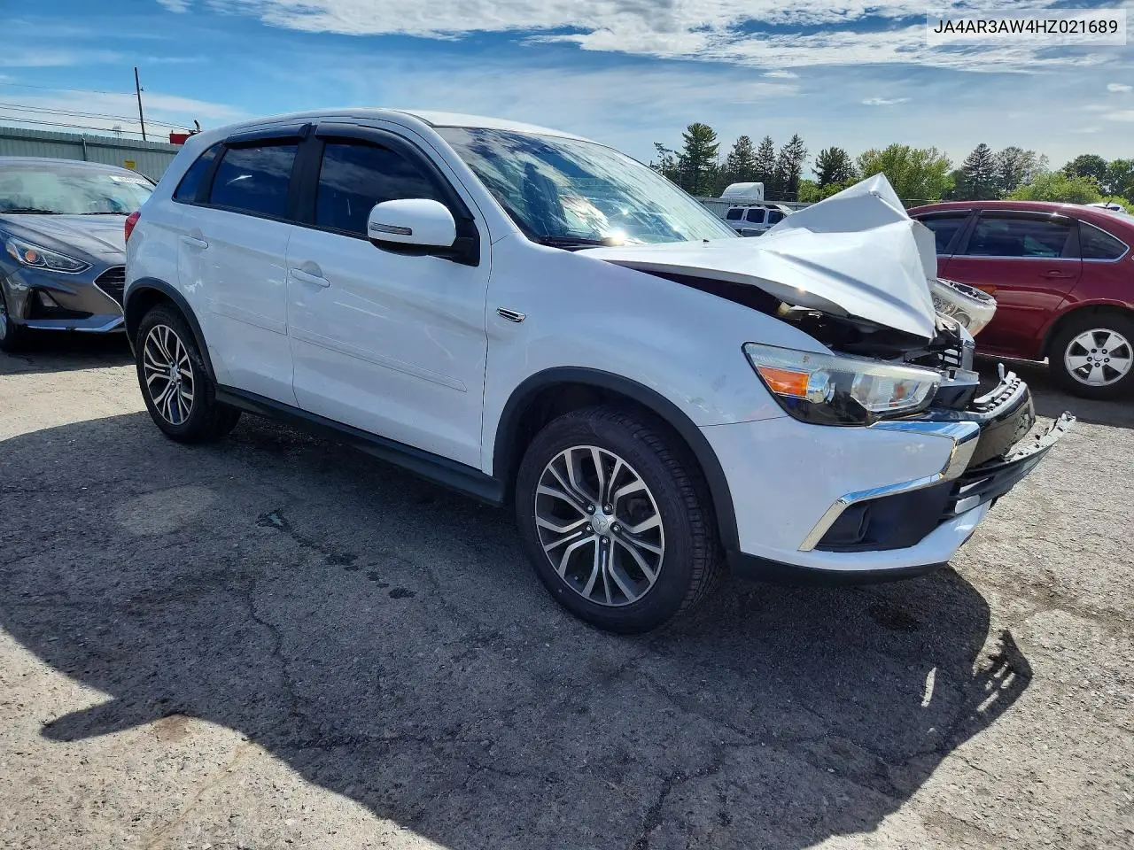2017 MITSUBISHI OUTLANDER VIN JA4AR3AW4HZ021689 — фото 4