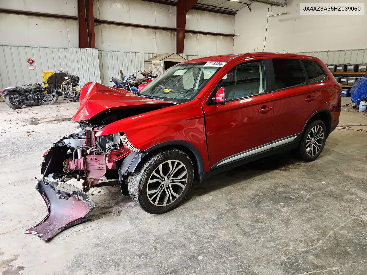MITSUBISHI OUTLANDER 2017, VIN JA4AZ3A35HZ039060