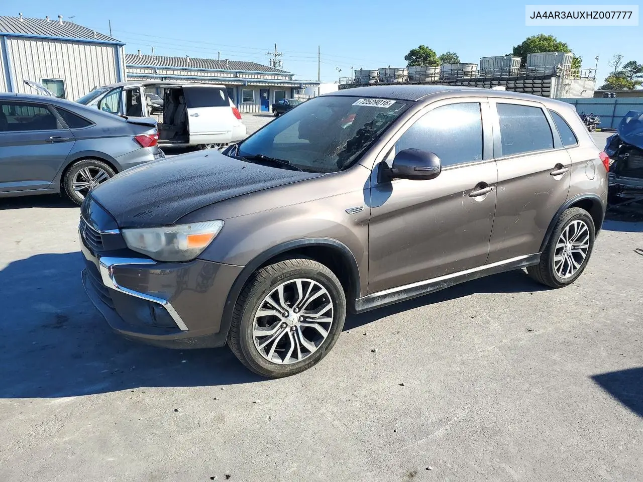 MITSUBISHI OUTLANDER 2017, VIN JA4AR3AUXHZ007777