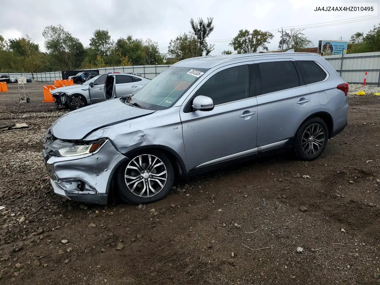MITSUBISHI OUTLANDER 2017, VIN JA4JZ4AX4HZ010495
