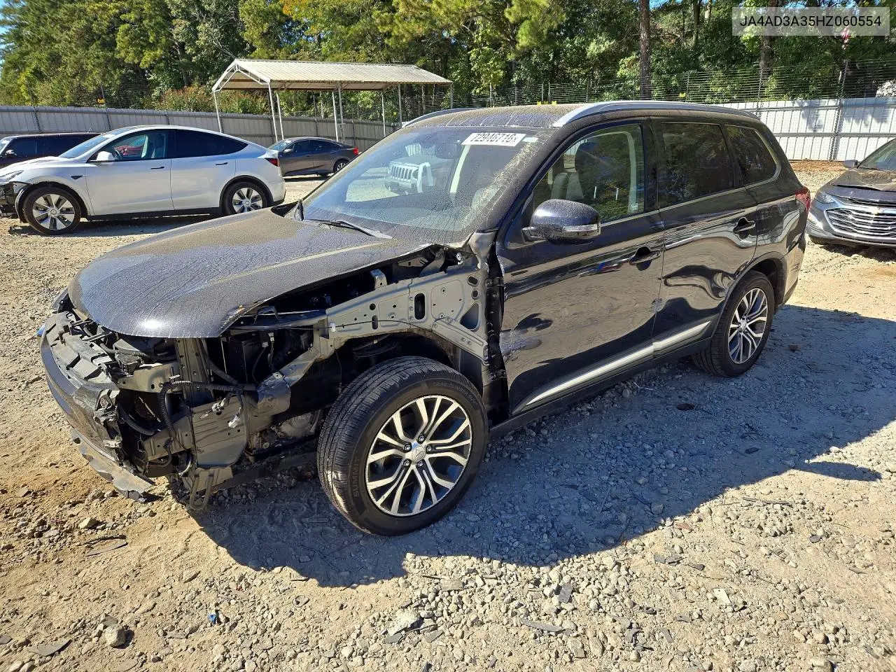 MITSUBISHI OUTLANDER 2017, VIN JA4AD3A35HZ060554