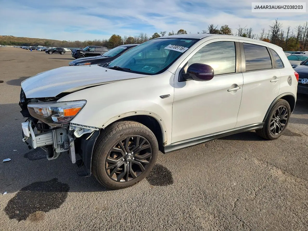 MITSUBISHI OUTLANDER 2017, VIN JA4AR3AU6HZ038203