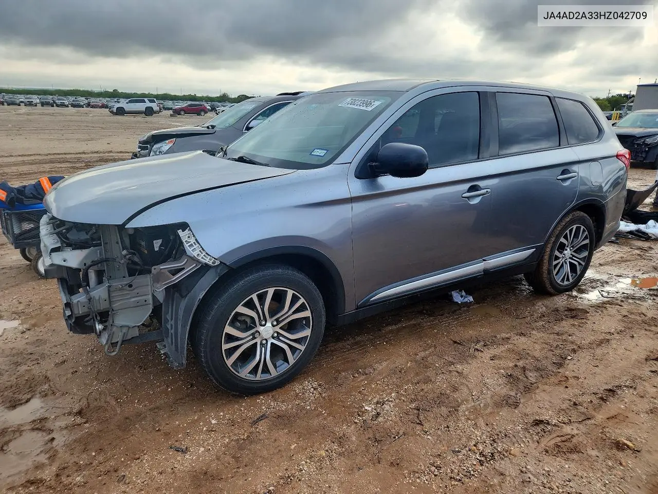 MITSUBISHI OUTLANDER 2017, VIN JA4AD2A33HZ042709