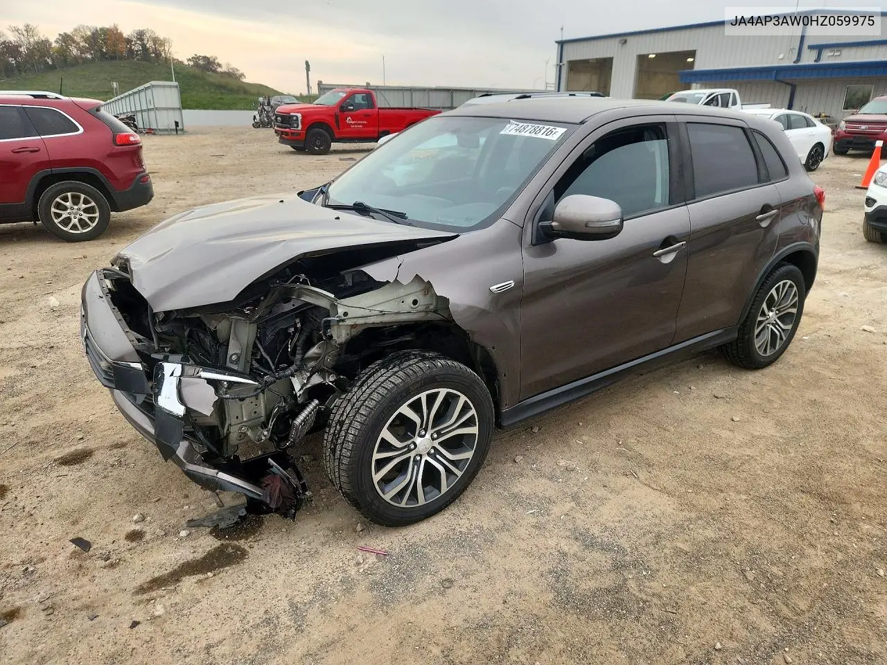 MITSUBISHI OUTLANDER 2017, VIN JA4AP3AW0HZ059975