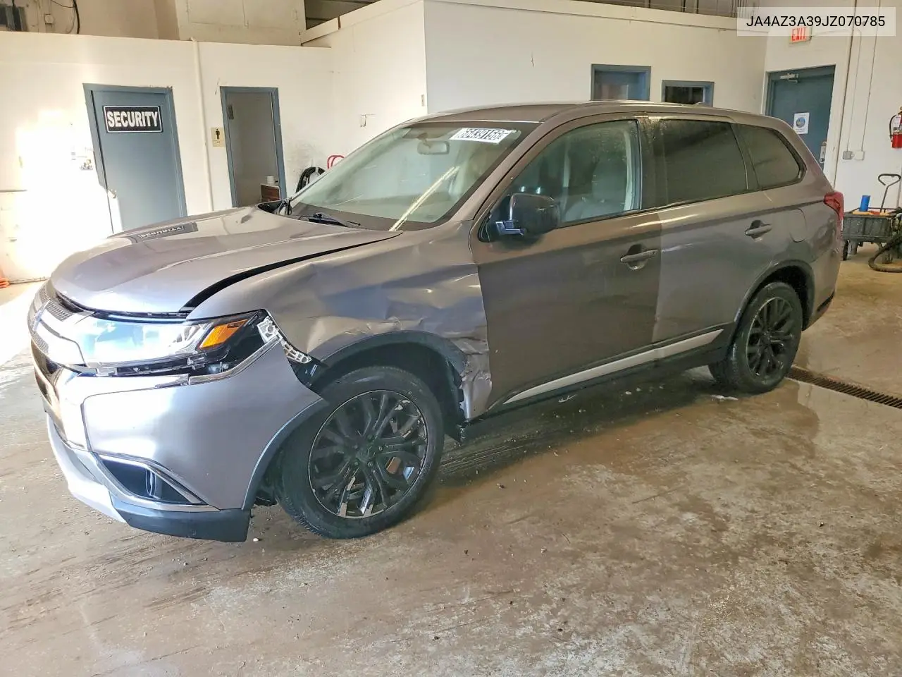 MITSUBISHI OUTLANDER 2018, VIN JA4AZ3A39JZ070785