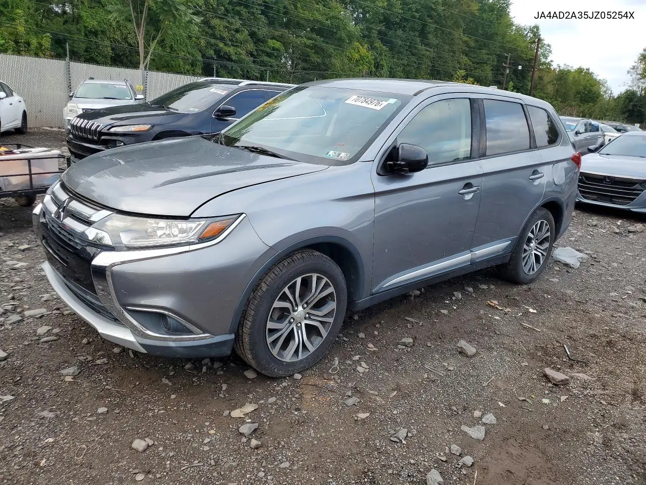 MITSUBISHI OUTLANDER 2018, VIN JA4AD2A35JZ052549