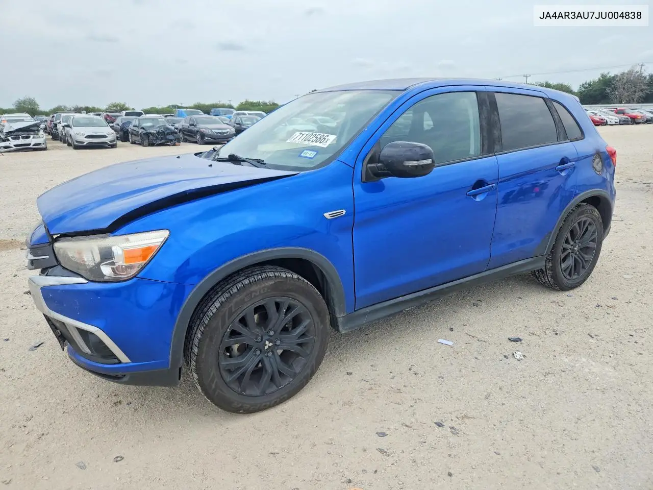 MITSUBISHI OUTLANDER 2018, VIN JA4AR3AU7JU004838